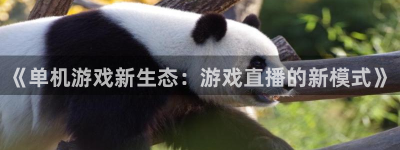 极悦娱乐平台登陆：《单机游戏新生态：游戏直播的新模式》