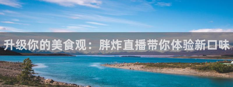51视频在线直播nba：升级你的美食观：胖炸直播带你体验新口味